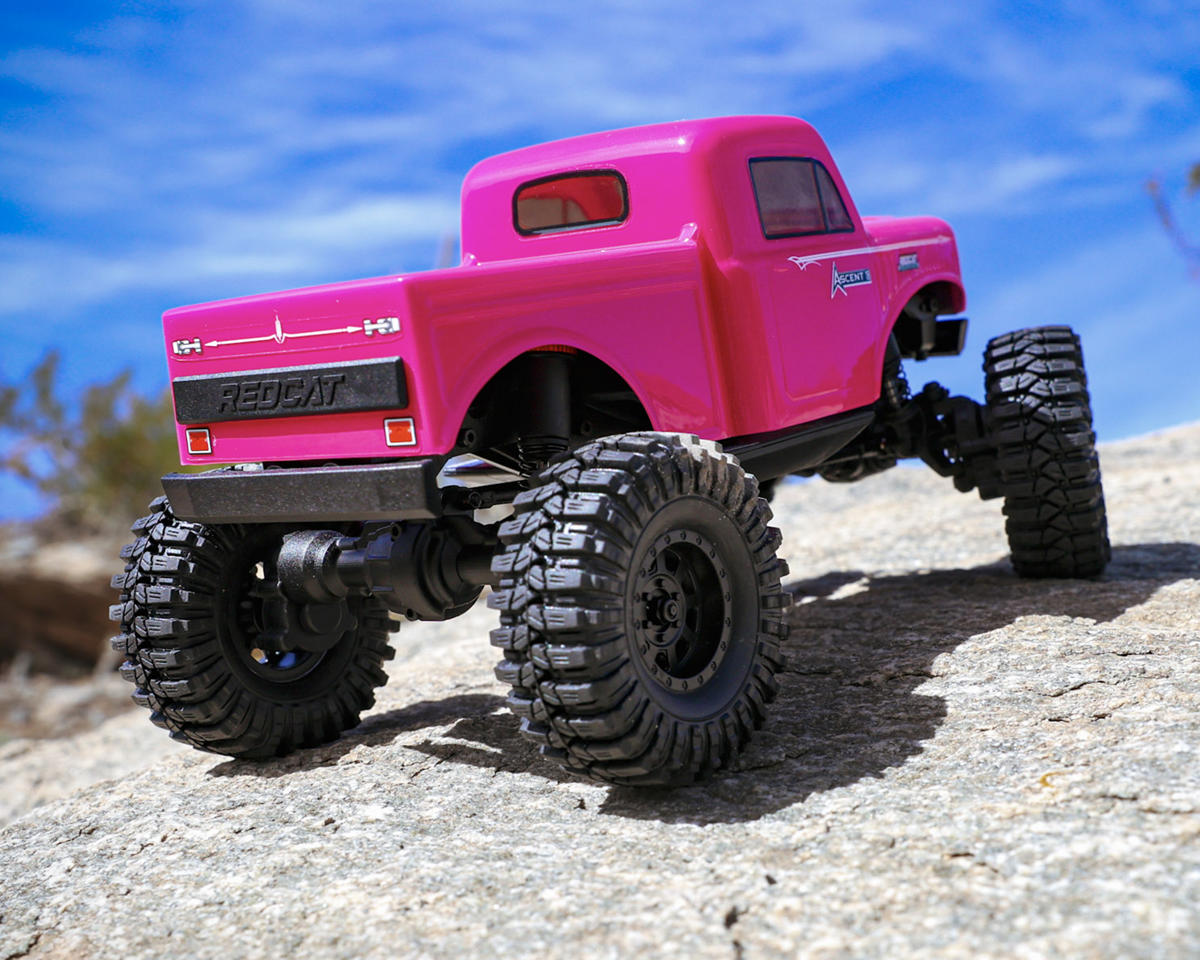 Ascent-18 1/18 4WD RTR Brushed Rock Crawler (Pink) w/2.4GHz Radio, Battery & Charger