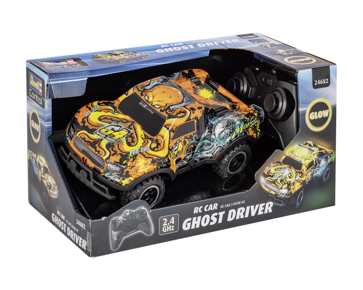Ghost Driver 1/22 Electric RTR RC Truck (Orange) w/2.4GHz Radio & AA Batteries