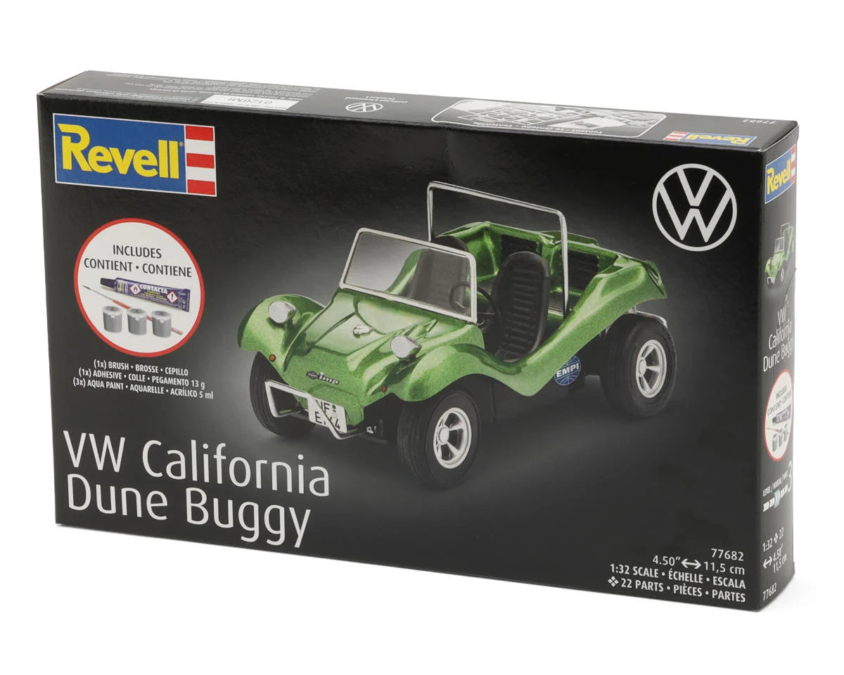 1/32 VW California Dune Buggy Plastic Model Kit w/Paint, Brush & Cement