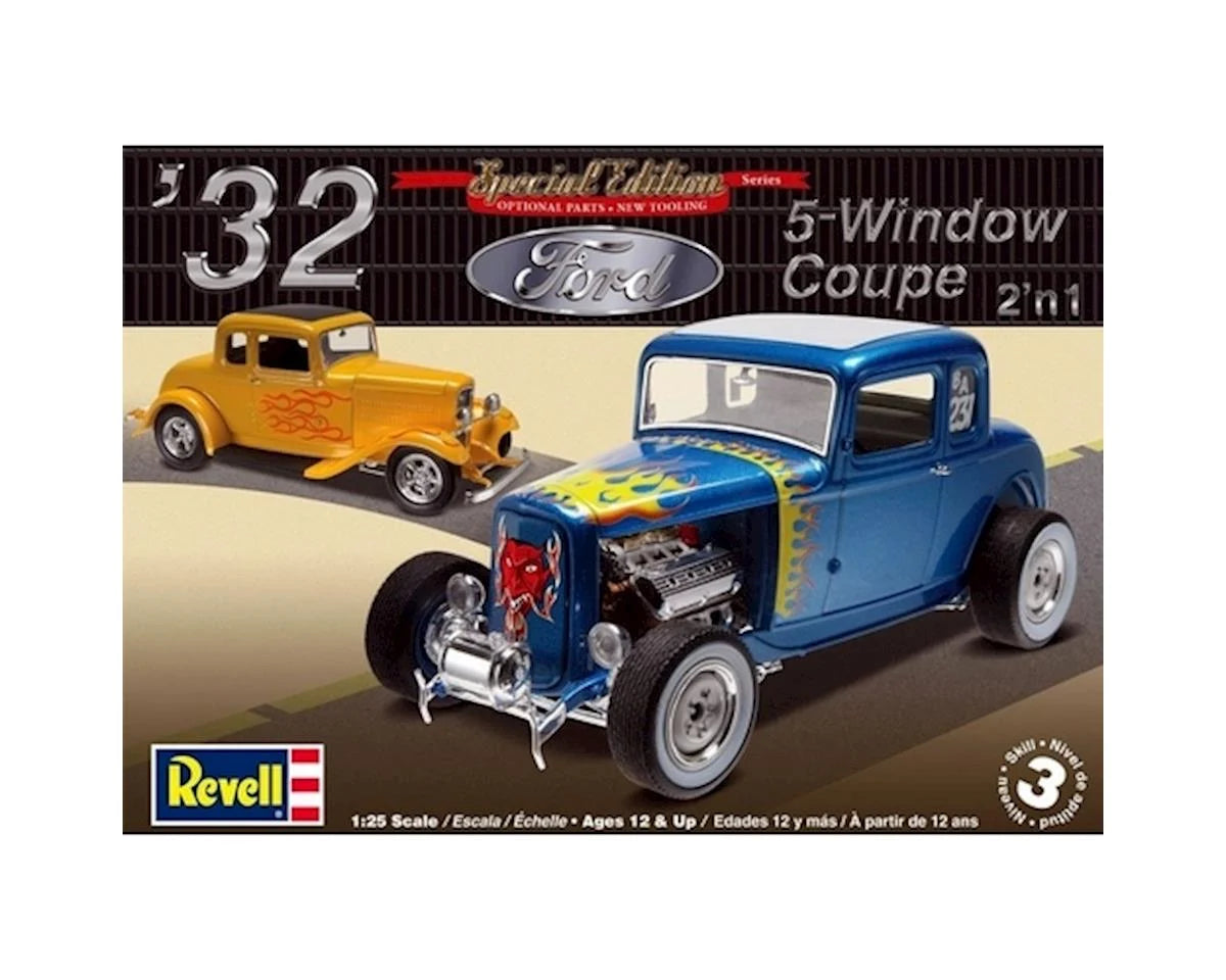 1/25 32 Ford 5-Window Coupe