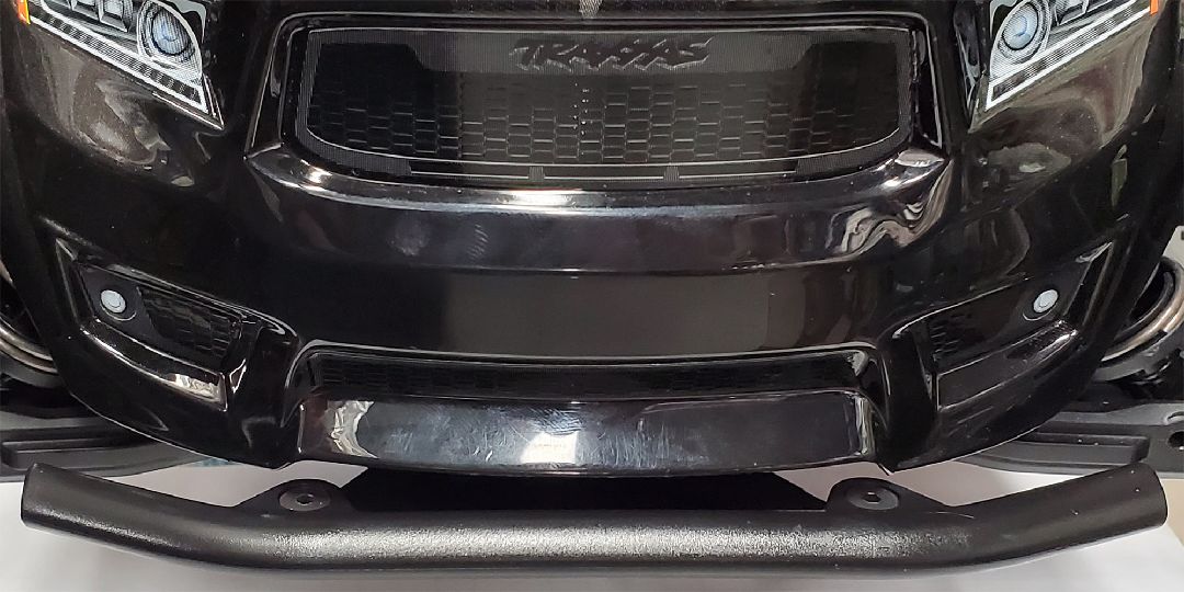 Front Bumper And Skid Plate For The Sledge - Black
