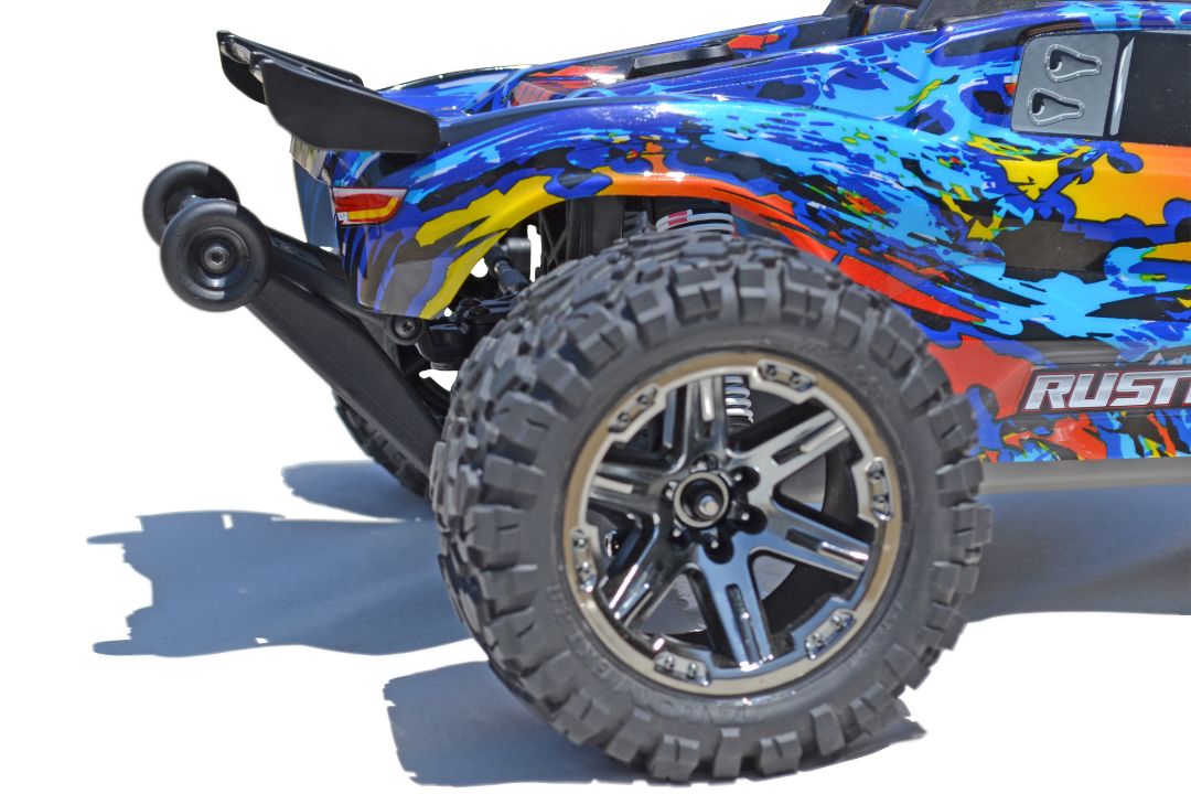 Wheelie Bar Mount for the Traxxas Rustler 4x4