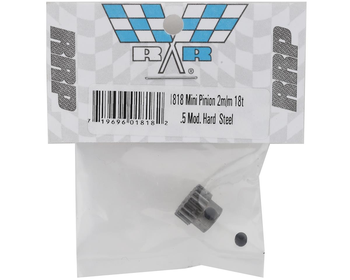 Mini 8IGHT .5 Mod Hardened Steel Mini Pinion (2mm Bore) (18T)