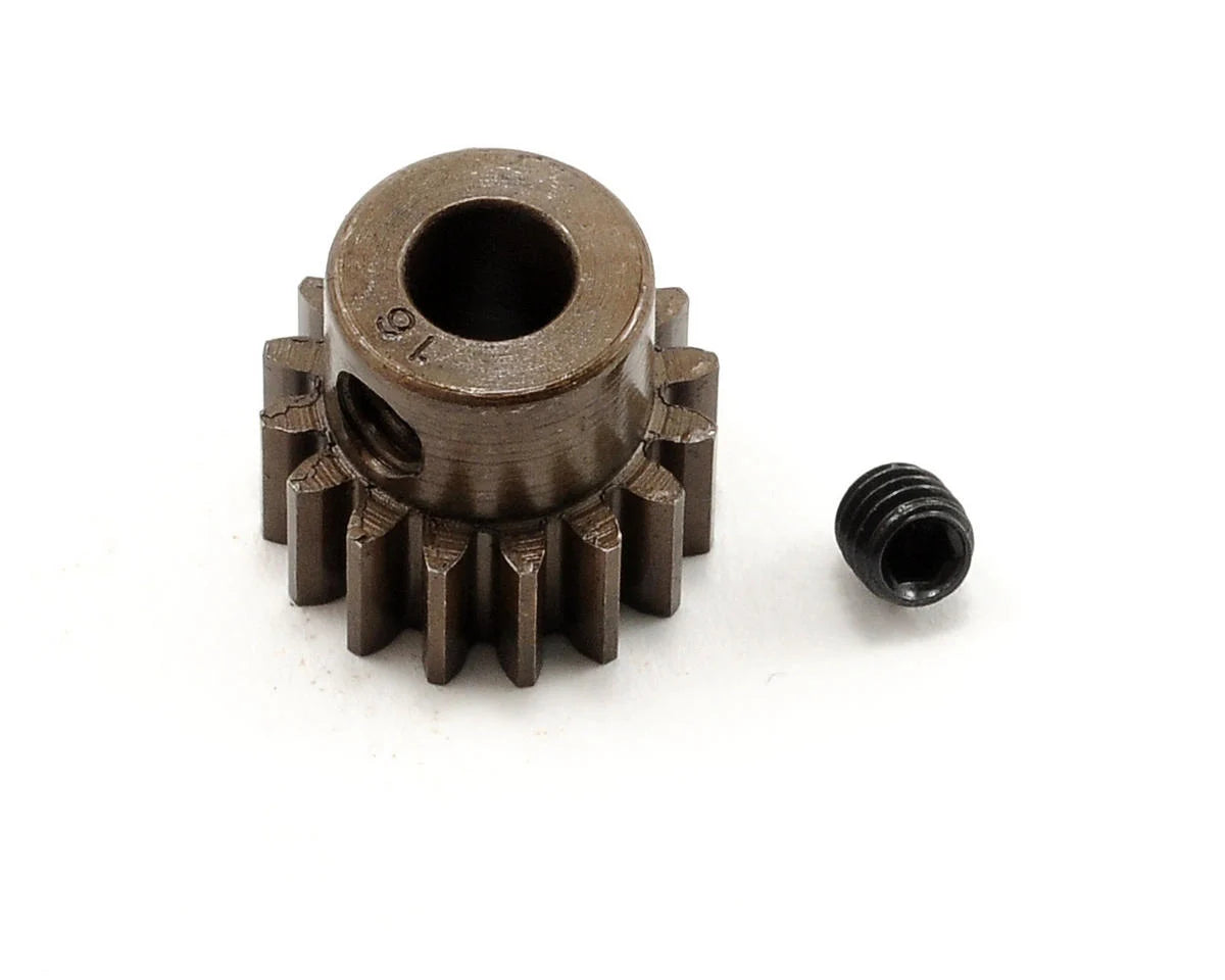 Extra Hard Steel .8 Mod Pinion Gear w/5mm Bore (16T)