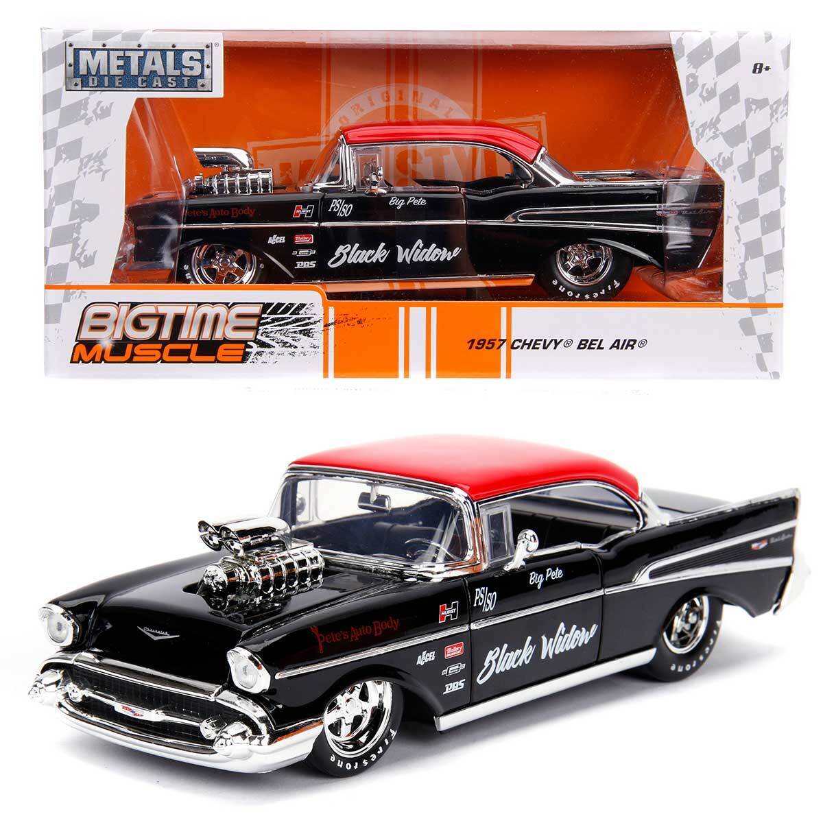 1957 Chevy Bel Air "Black Widow" 1/24 Scale