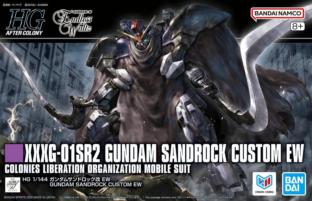 1/144 HGEW Sandrock Custom EW "Gundam Wing Endless Waltz" Plastic Model Kit