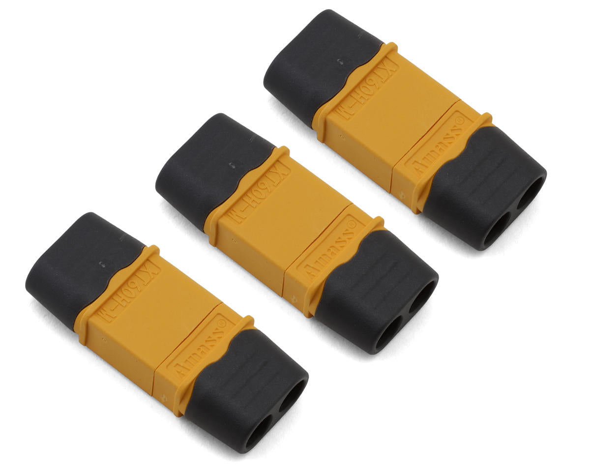 XT60 Connectors w/Wire Covers (3 Male/3 Female)