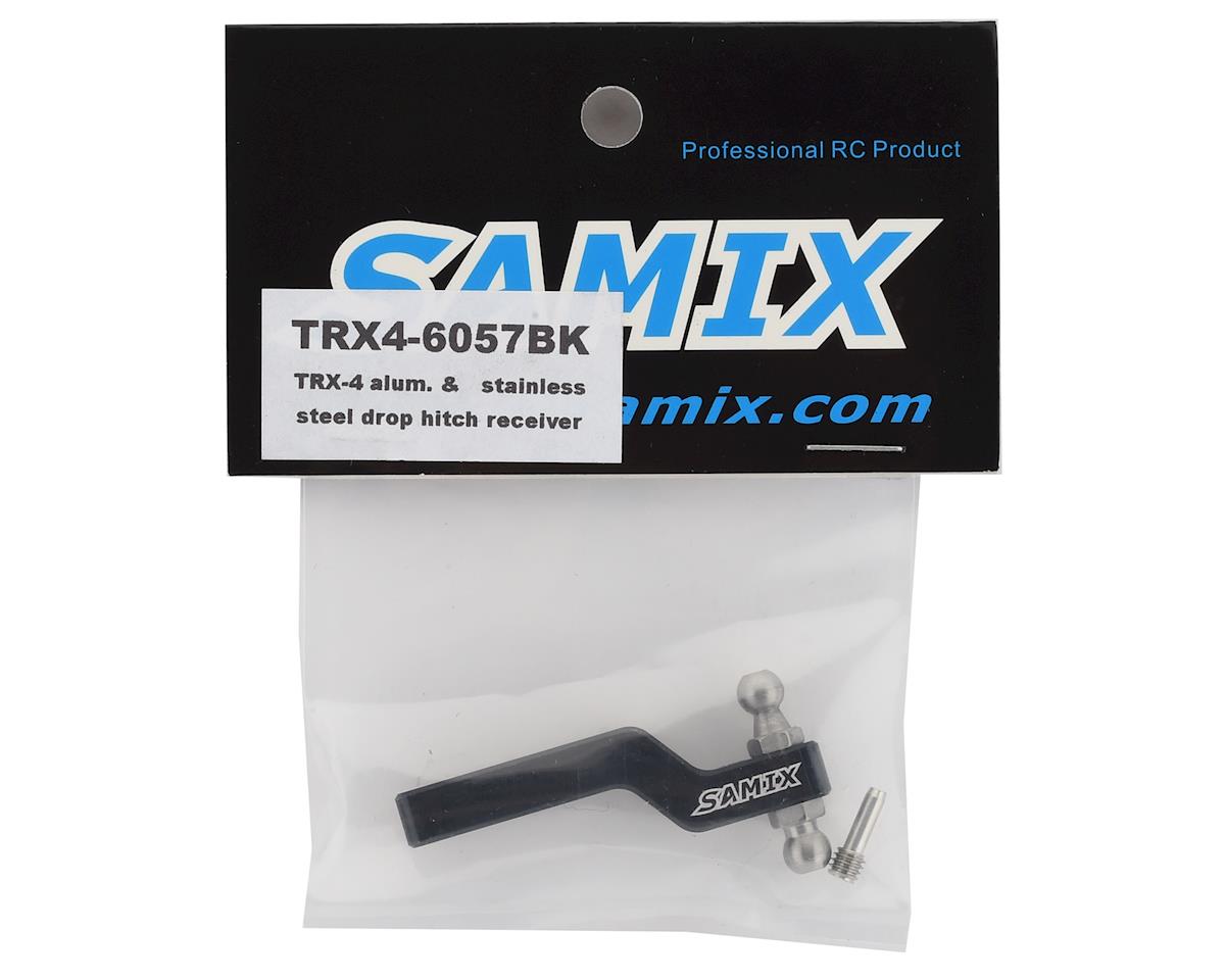 Aluminum Drop Hitch Receiver for Traxxas TRX-4 (Black)