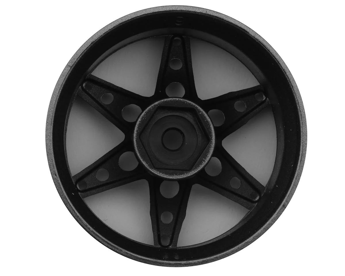 R1 Multi-Spoke Nylon Drift Wheels (Grey) (x2) (6mm Offset)