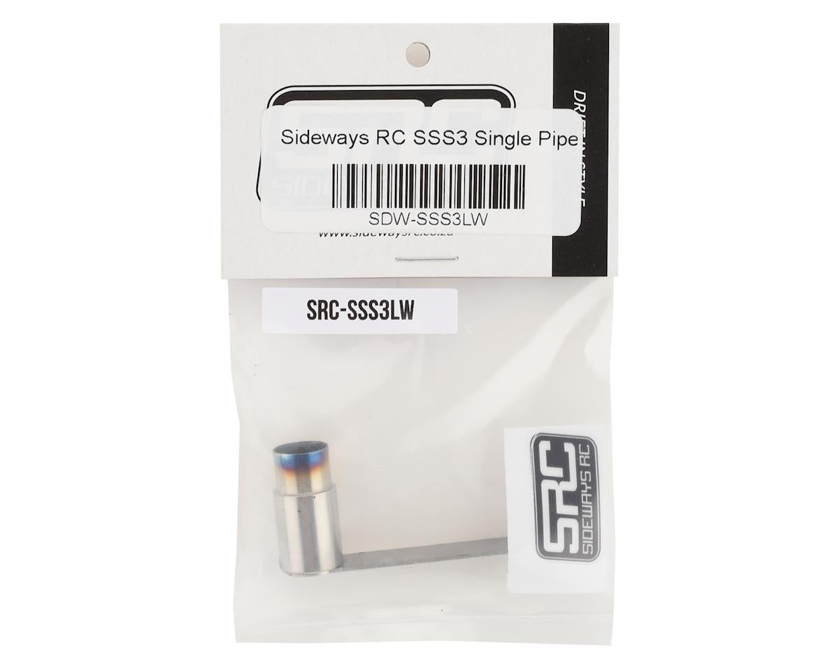 Sideways RC Scale Drift SSS3LW Single Pipe Exhaust Tip