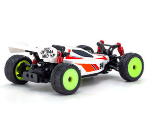 Mini-Z Buggy Turbo Optima Mid Special White, Readyset