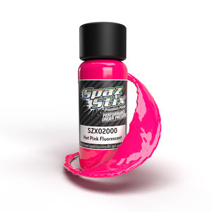 Hot Pink Fluorescent Airbrush Ready Paint, 2oz Bottle