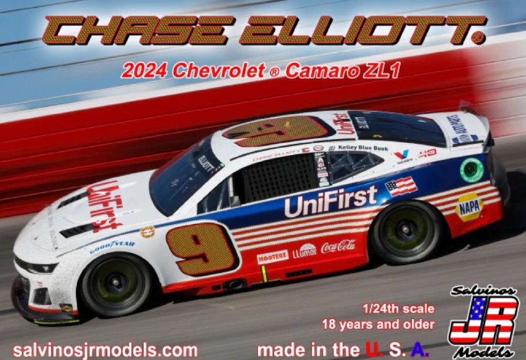 1/24 Hendrick 2024 Elliott Camaro Darlington