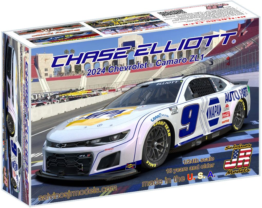 1/24 Hendrick 2024 Elliott "LA White NAPA"