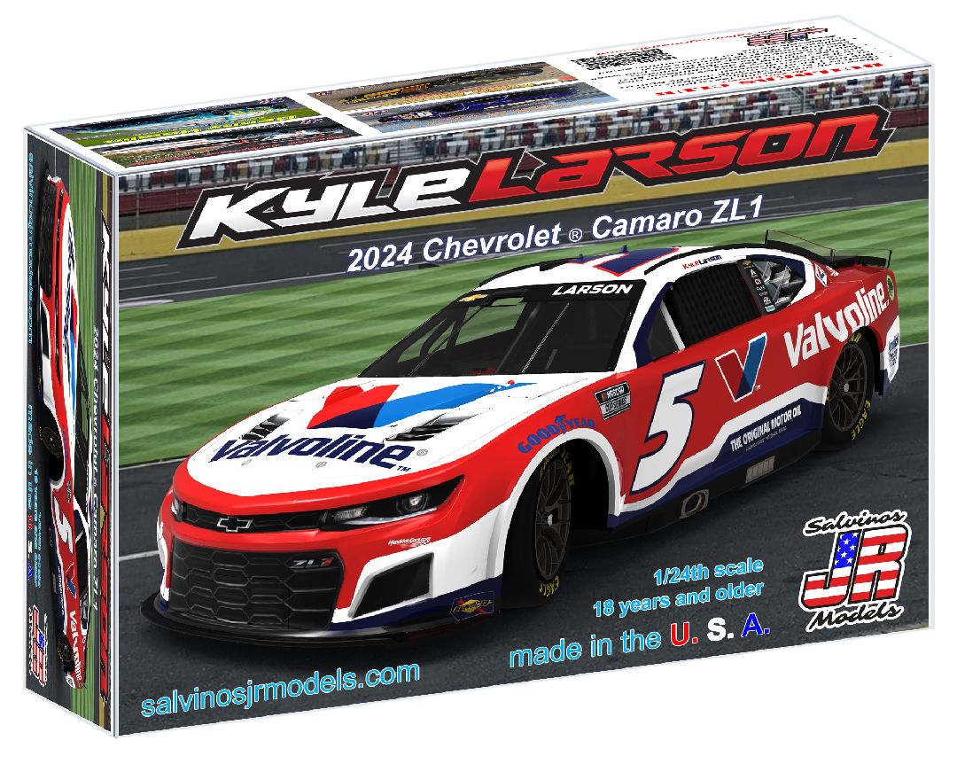 1/24 Hendrick 2024 Larson Camaro "Valvoline"