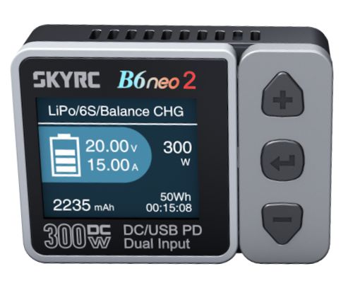 B6neo 2 Smart Charger with DC / PD Dual Input - Mysterious Black