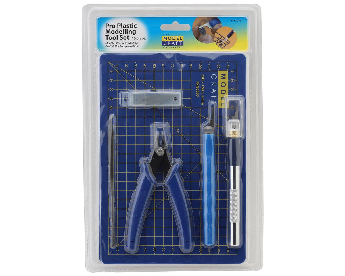 Model Craft Pro 10-Piece Plastic Modeling Tool Set