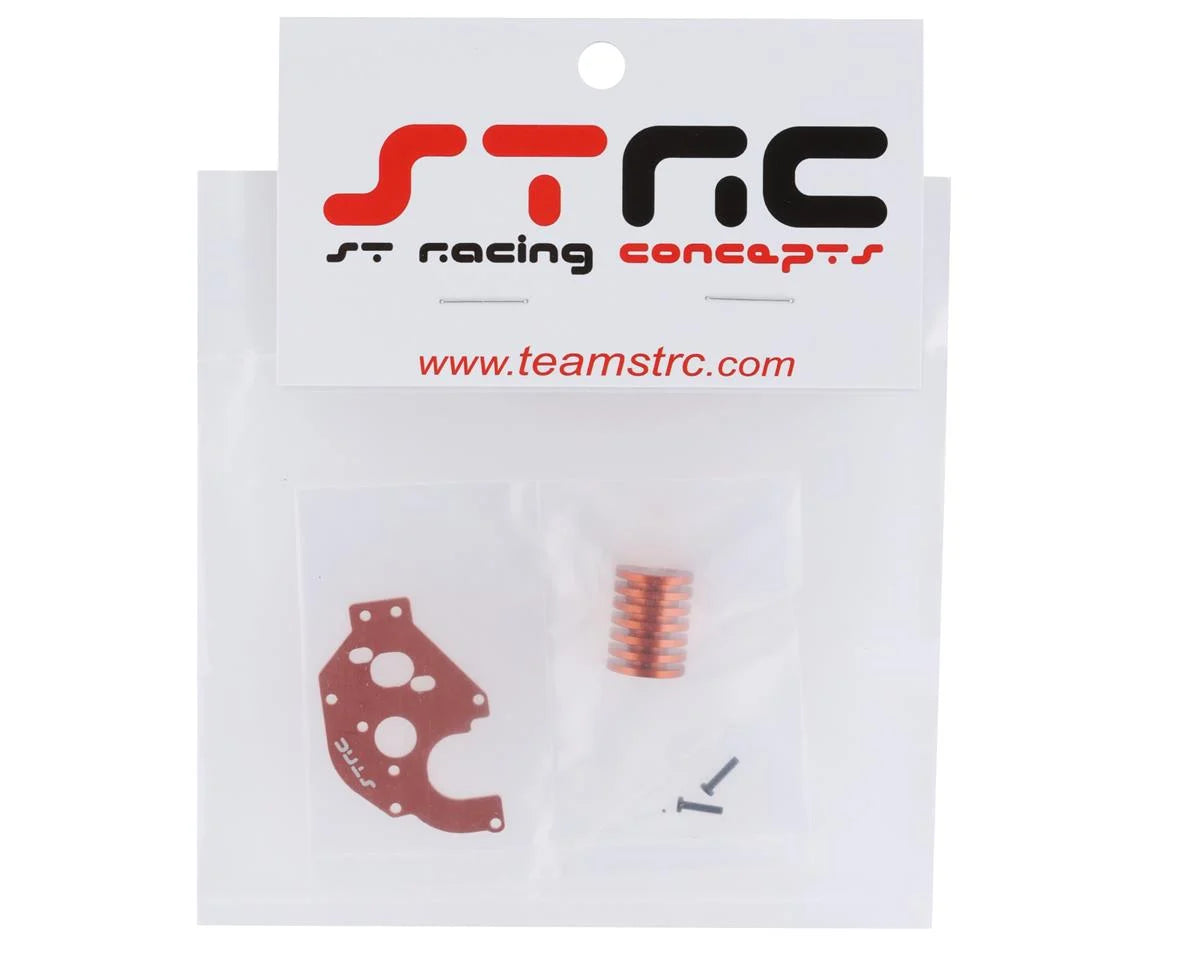SCX24 Aluminum Motor Plate w/Heatsink (Orange)