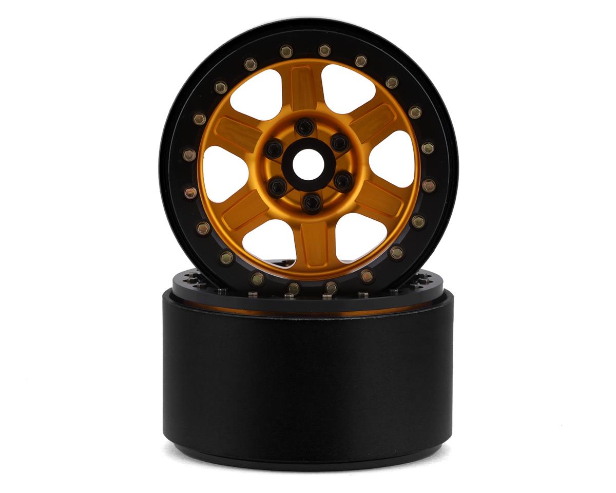 Challenger 2.2" Beadlock Wheels (Gold/Black) (x2)
