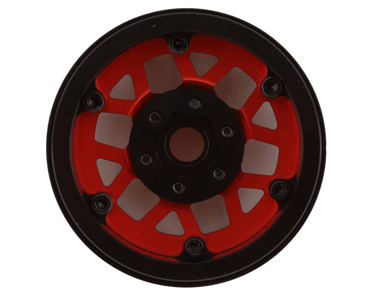 1.9"" Boxer Beadlock Wheels Red (2)