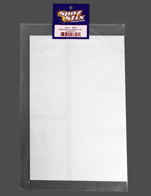 Clear Poly Sheet 8.5"x11" - 0.030"