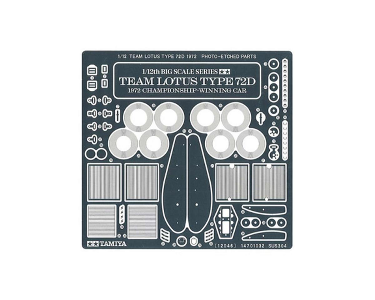 1/12 1972 Team Lotus Type 72D F1 Model Kit