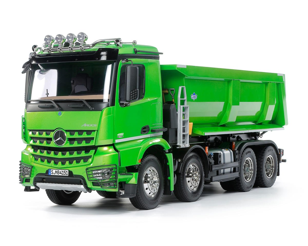 1/14 Arocs 4151 8x4 Tipper Truck Kit (Candy Green Edition)