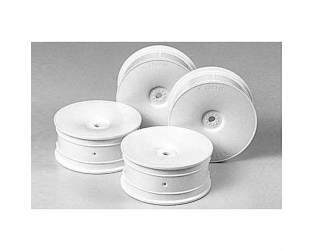 Medium - Narrow White Dish Wheels (OFFSET-0mm)