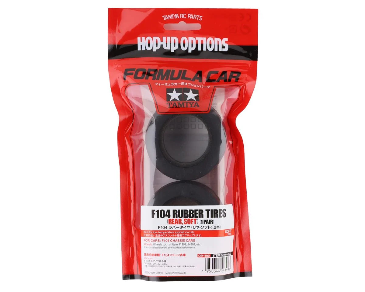 F1 F104 Type A Rear Rubber Tires (2)