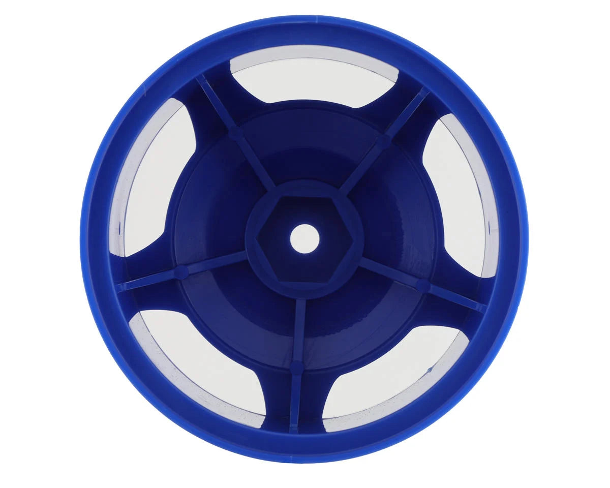 Tamiya Star Dish Rear 2WD Buggy Wheels (Blue) (2)