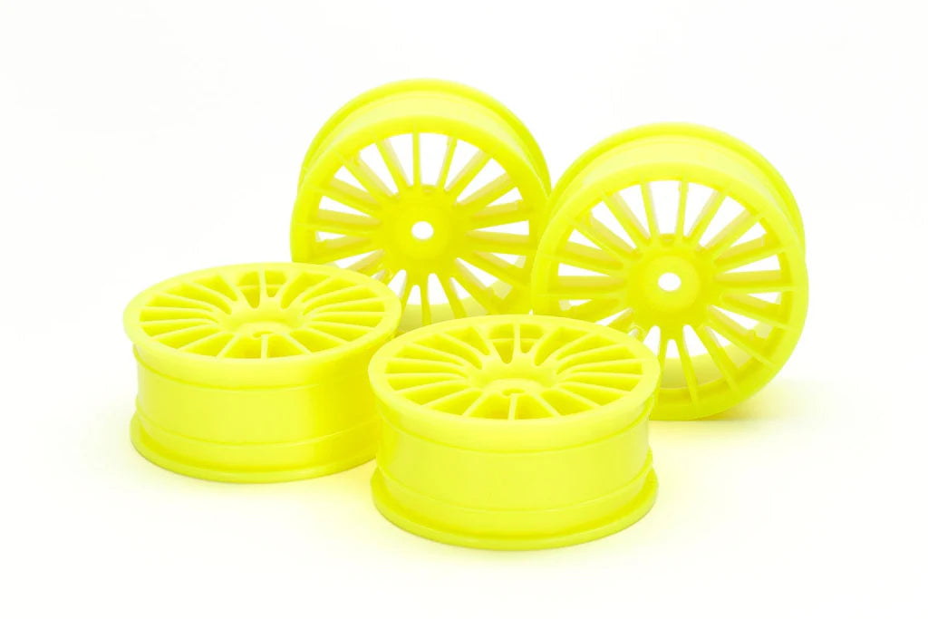18 Spoke Wheels (0mm Offset) (Fluorescent Yellow)