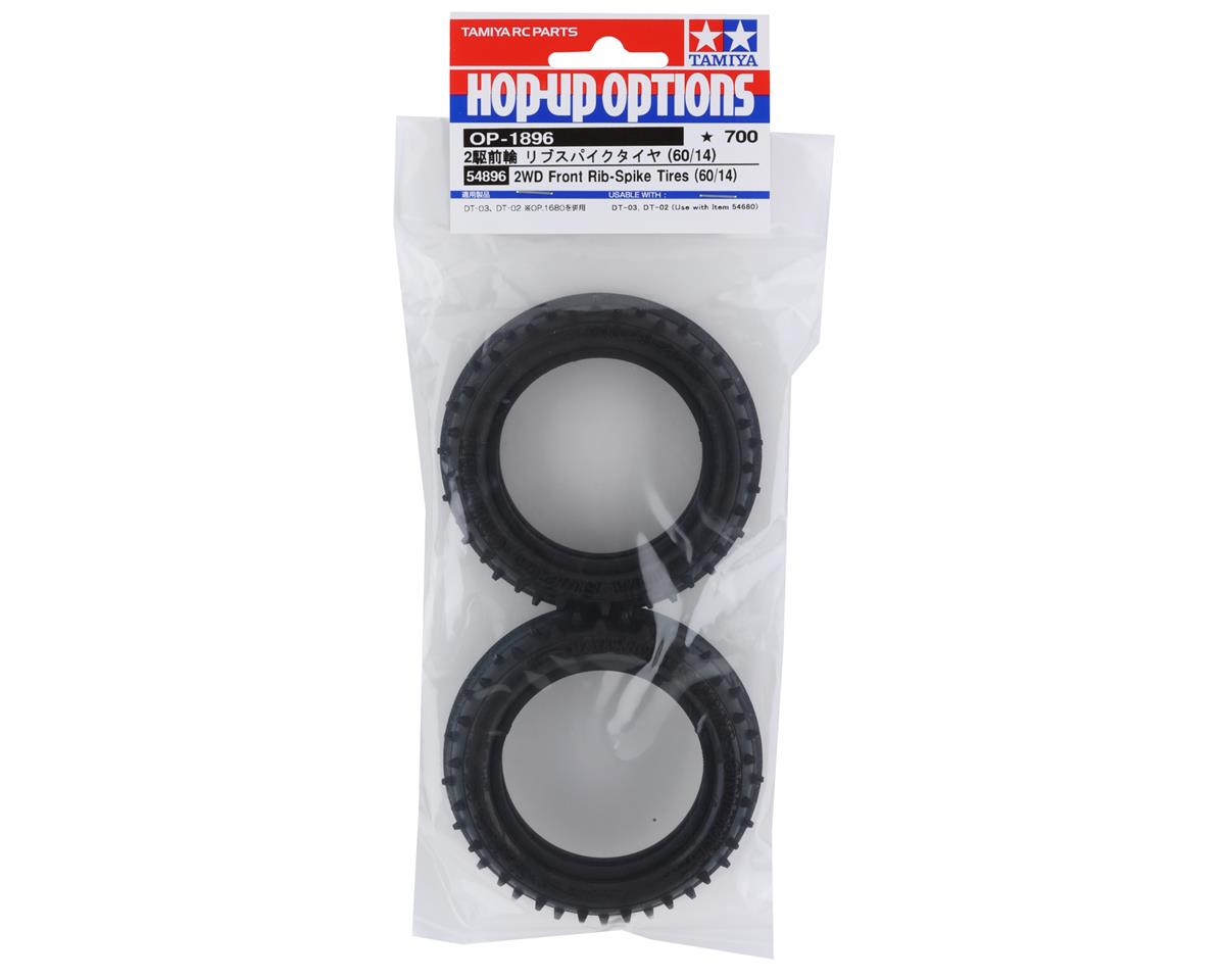 Rib Spike Front 2WD Buggy Tires (x2)