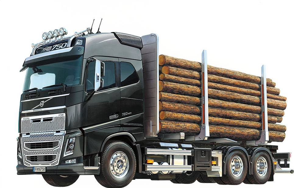 Volvo Globetrotter FH16 6x4 Timber Truck TAM56360 kit