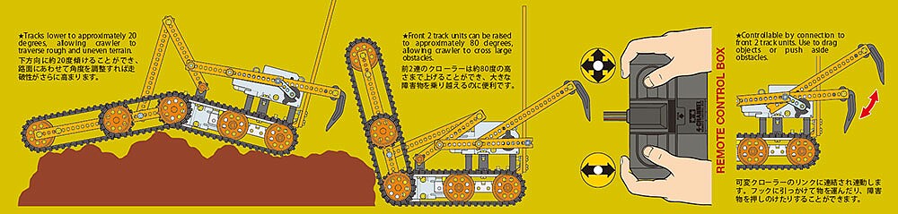 RESCUE CRAWLER (REMOTE CONTROLLED)