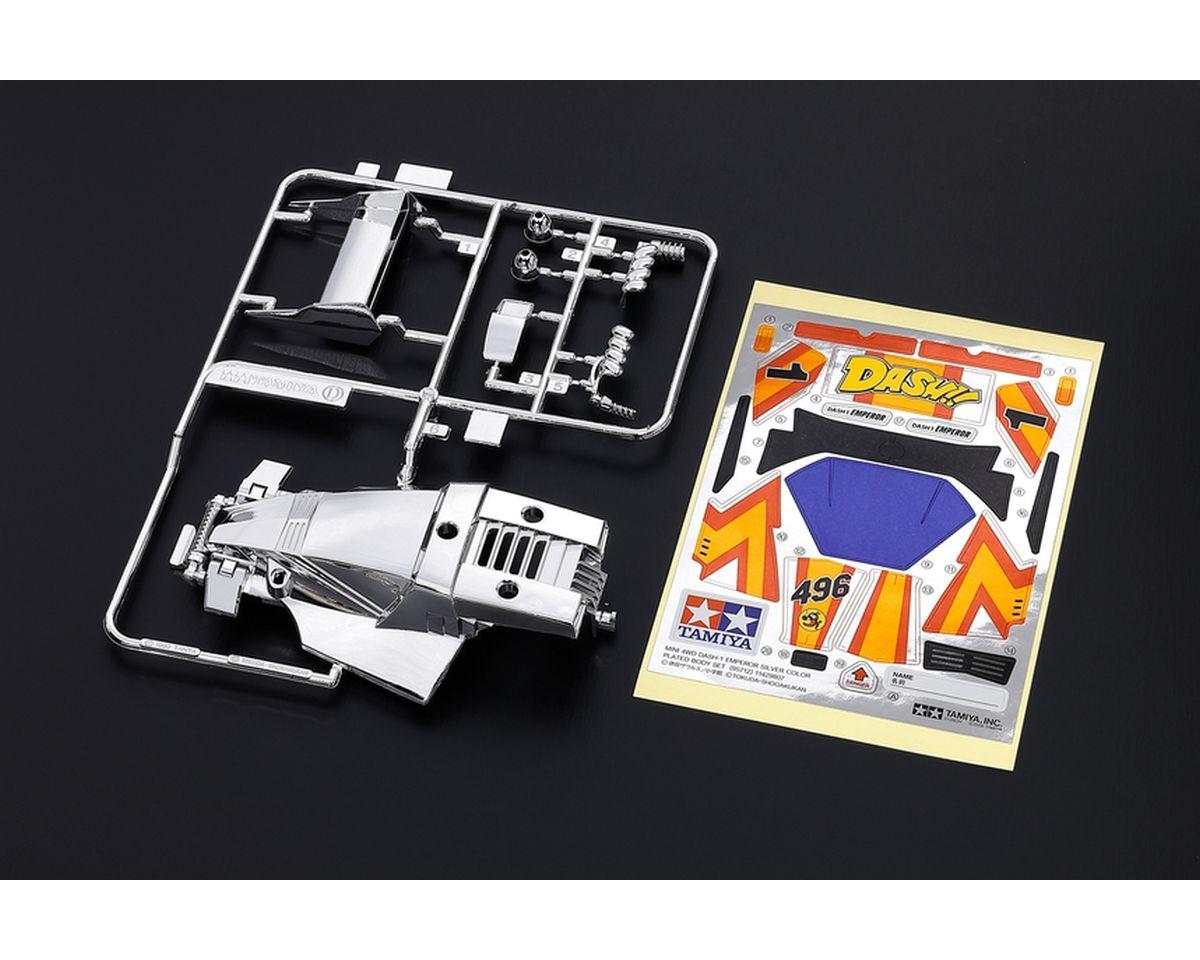 Mini 4WD Dash-1 Emperor Body Set (Silver) (Super-II/Type 3) (40th Anniversary Limited Edition Re-Issue)