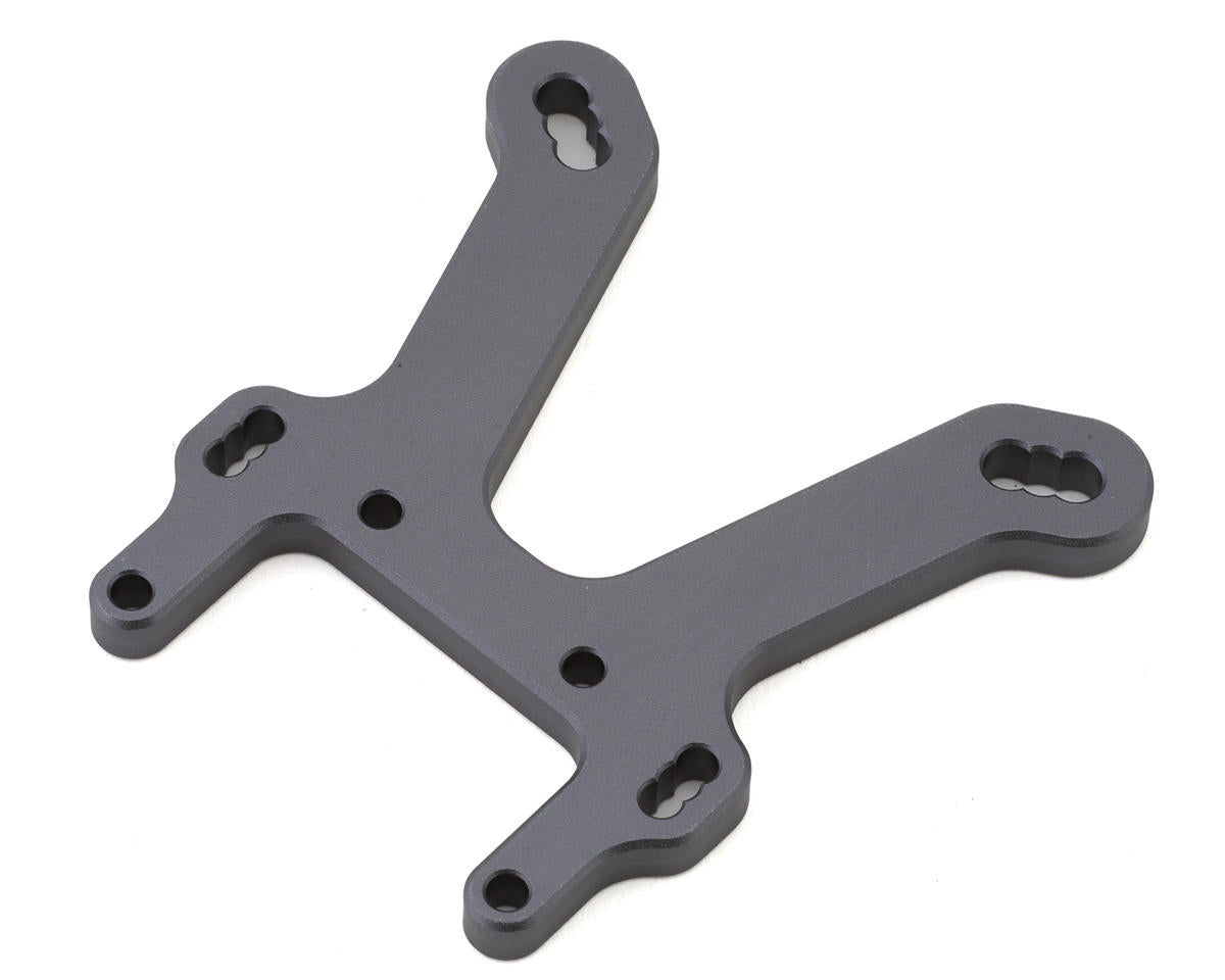NB48/EB48/ET48/NT48 2.0 Aluminum Split Front Shock Tower (Gunmetal)