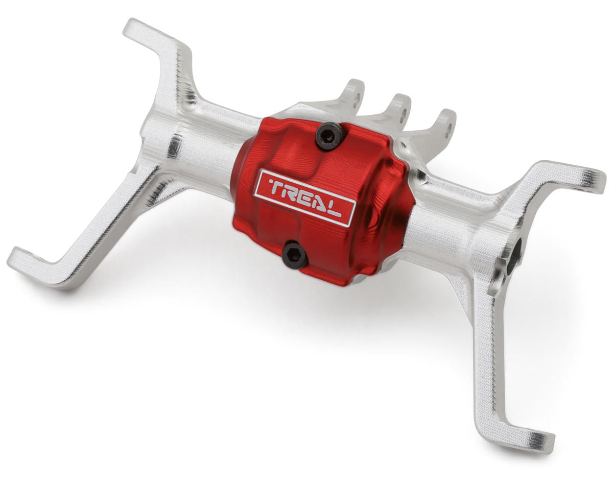 Redcat Ascent-18 7075 Aluminum Front Axle Housing (Silver) w/C-Hubs