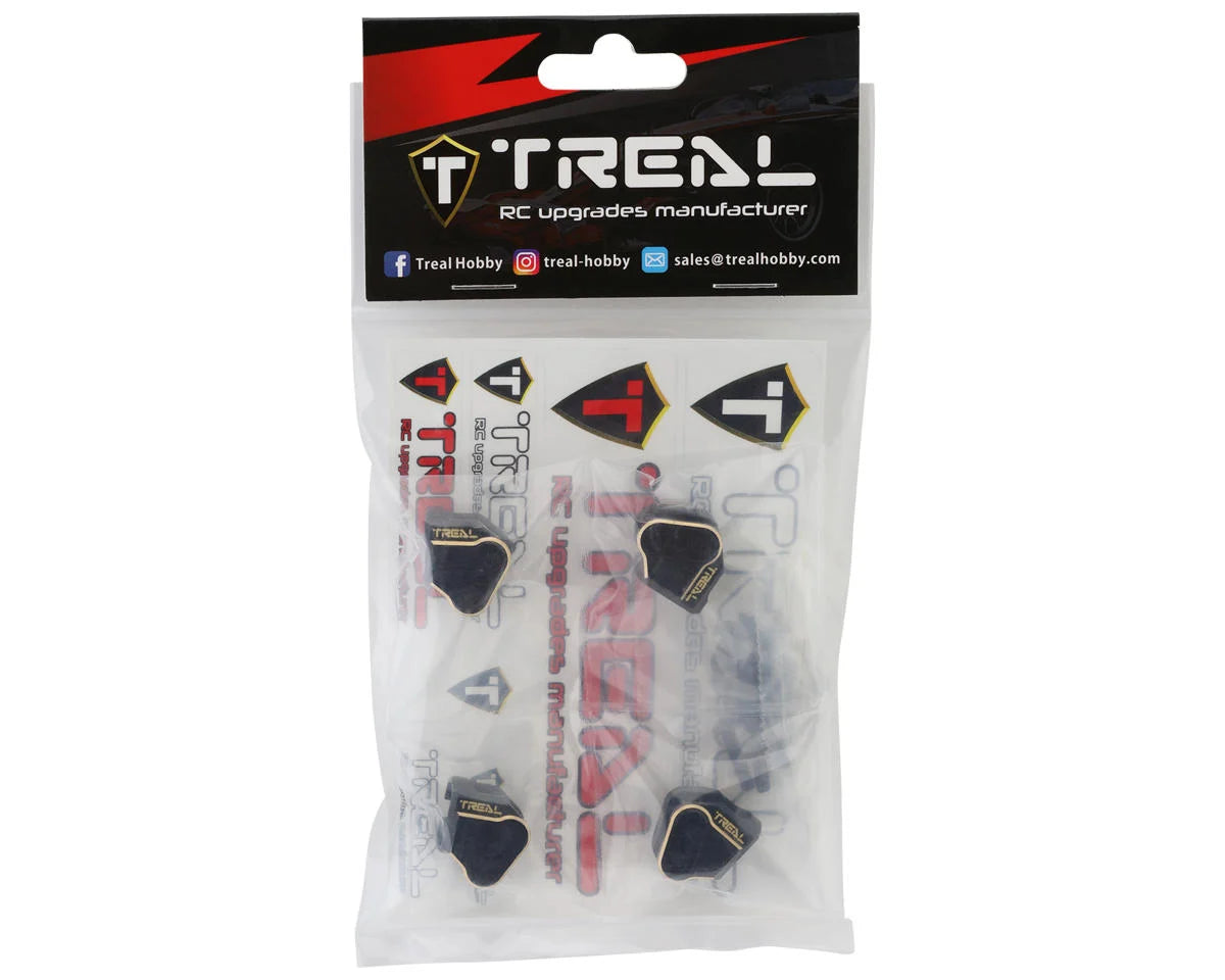 Redcat Ascent / Gen9 Brass Lower Link Mounts (Black) (x4) (44.4g)