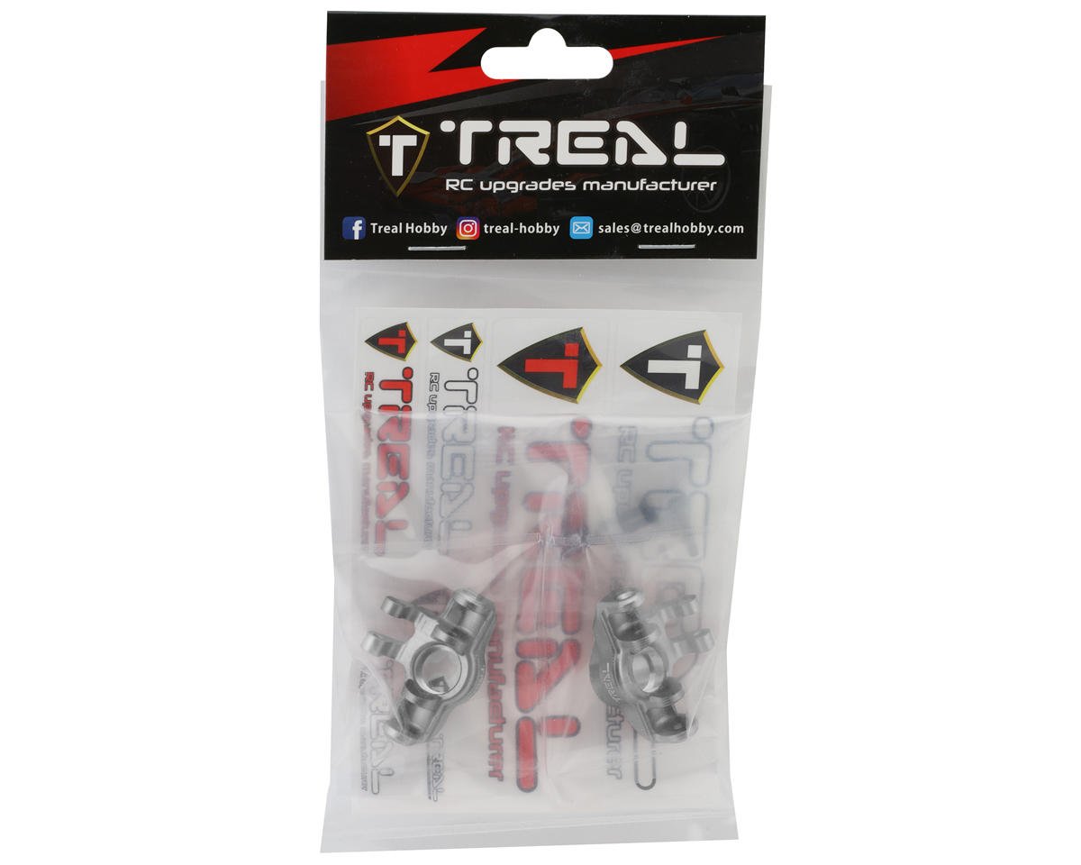 Arrma Typhon/Granite Grom 7075 Aluminum Steering Knuckles (Silver) (2)