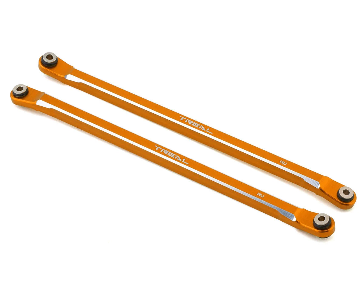 Axial RBX10 Ryft Aluminum Rear Upper Links (Orange) (2)