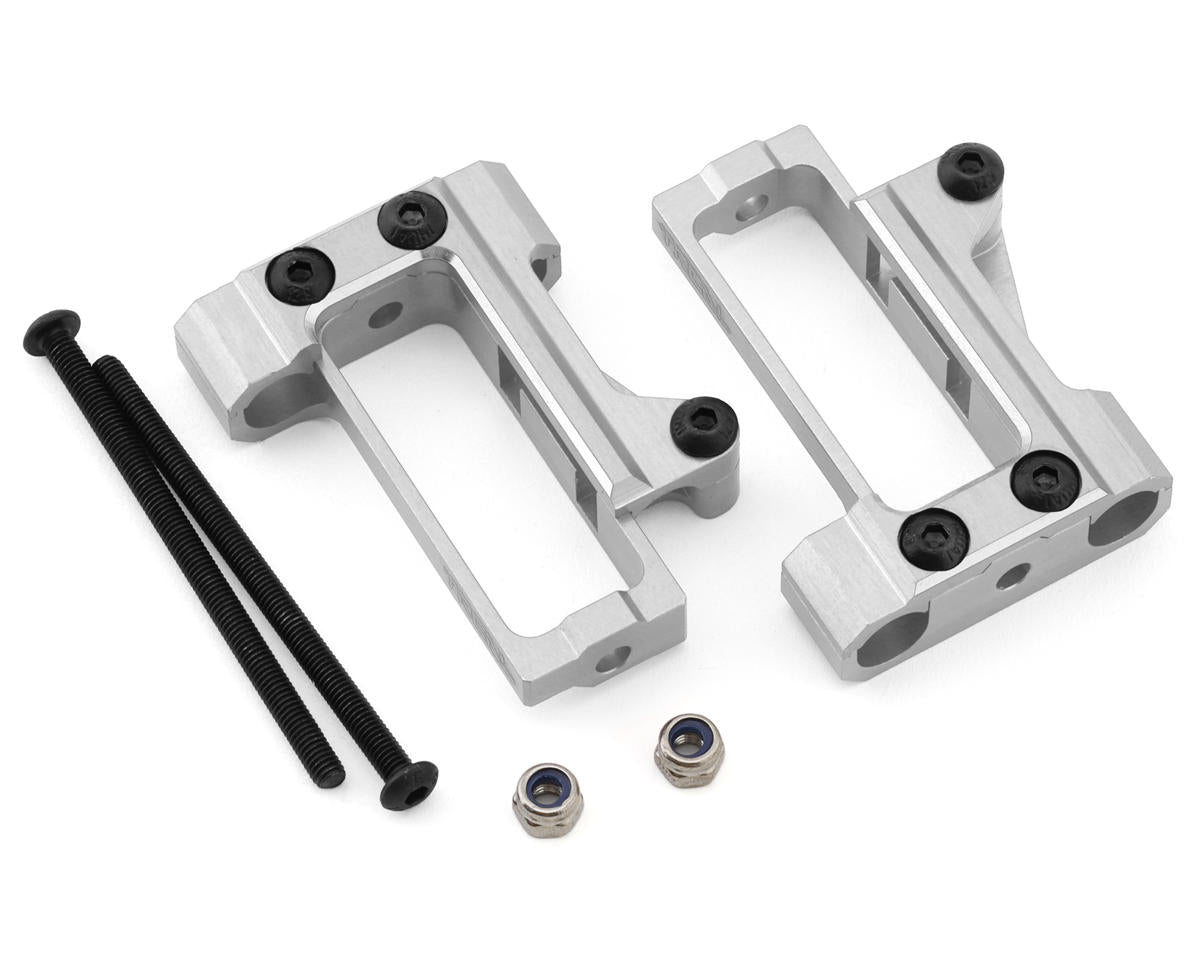 Axial RBX10 Ryft Aluminum Front Shock Mounts (Silver) (2)