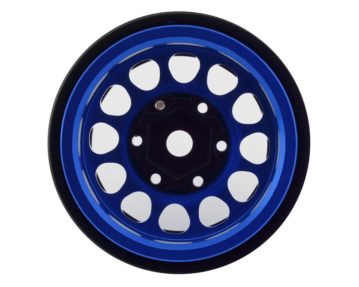Type I 1.0" Classic 12-Spoke Beadlock Wheels (Blue) (4) (27.2g)