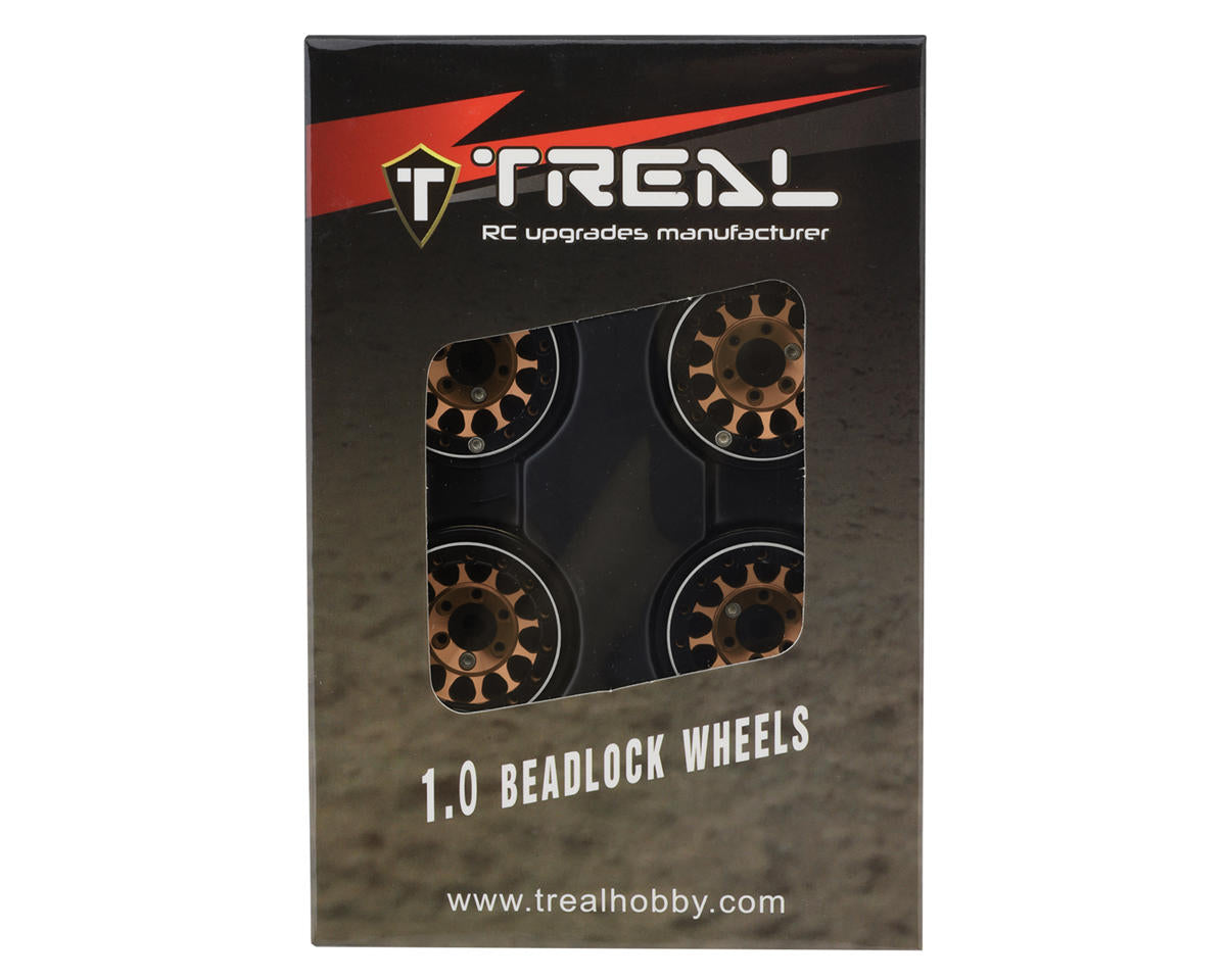 Type I 1.0" Classic 12-Spoke Beadlock Wheels (Bronze) (x4) (27.2g)
