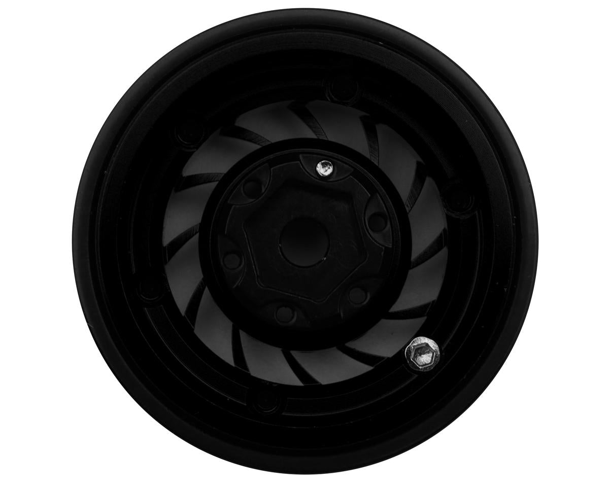 Type L 1.0" Aluminum Cyclone Beadlock Wheels (Silver) (4) (27.5g ea)
