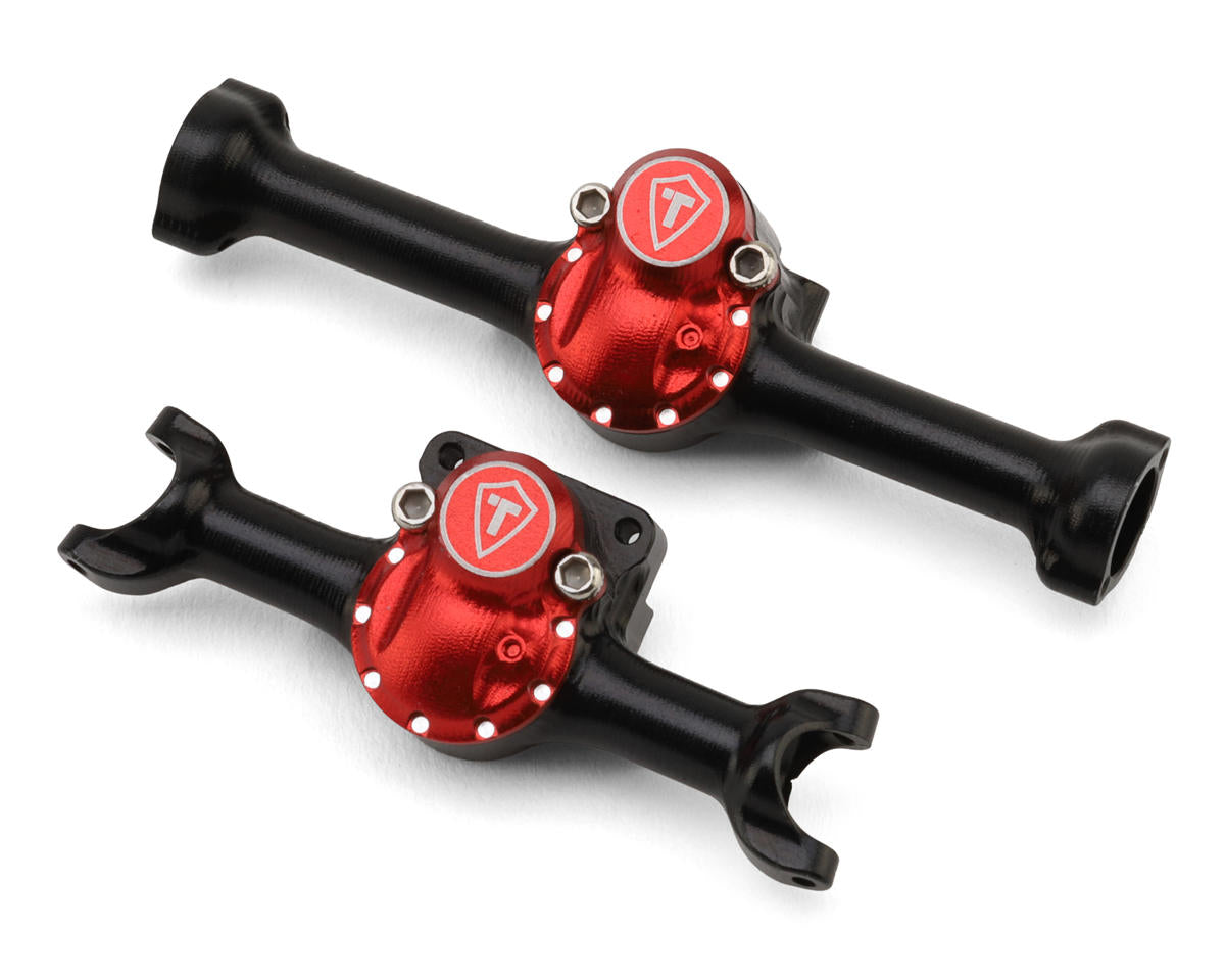 Axial SCX30 Vintage Style 7075 Aluminum Axles Set (Black)