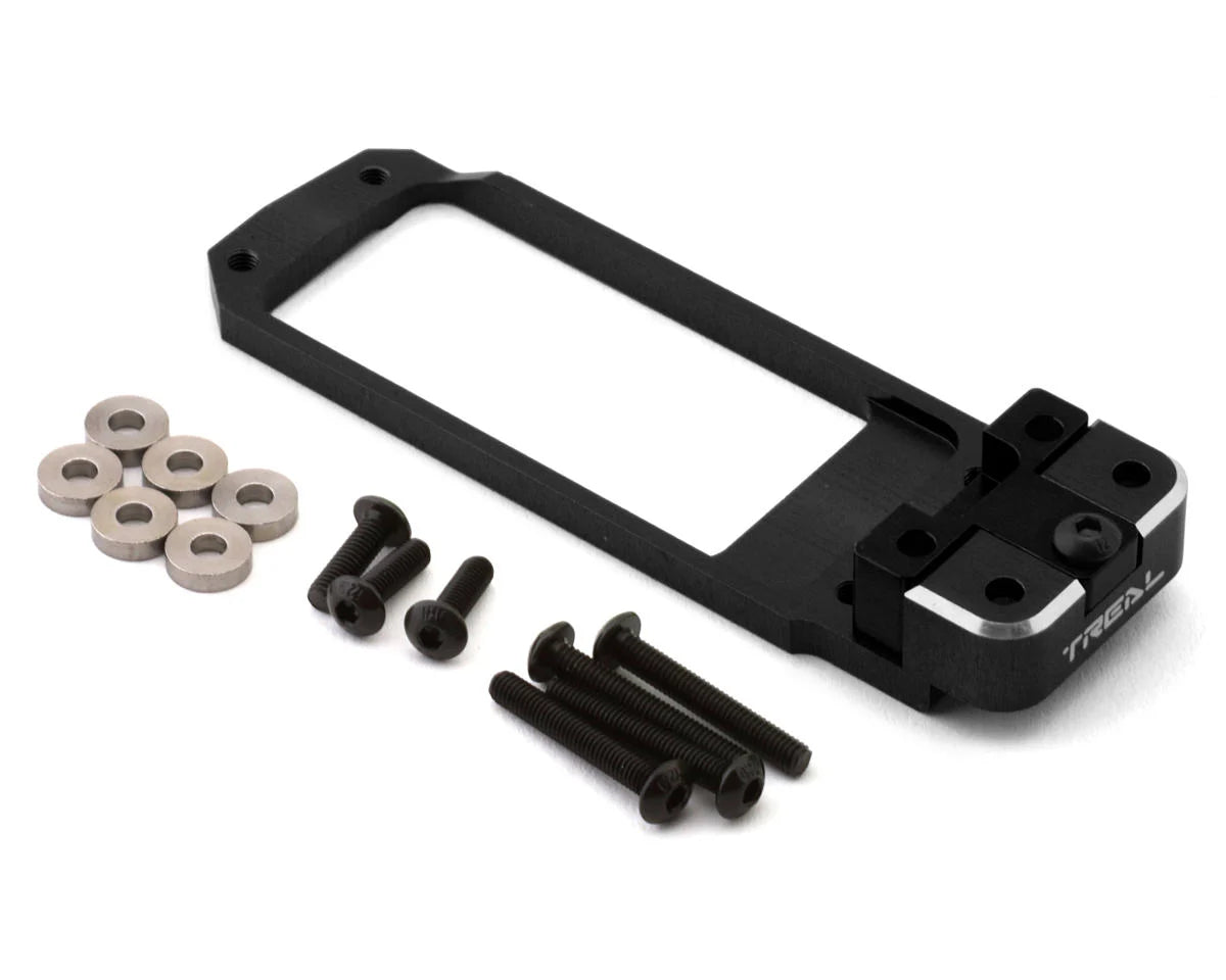 SCX6 Adjustable Aluminum Servo Mount (Black)