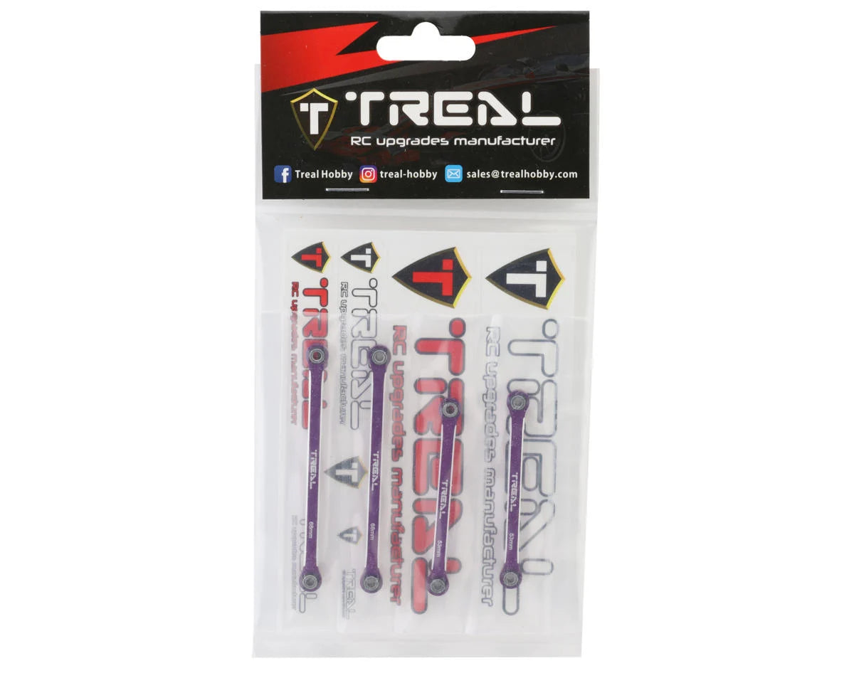 Aluminum Lower Suspension Links for Traxxas TRX-4M (Purple) (4)