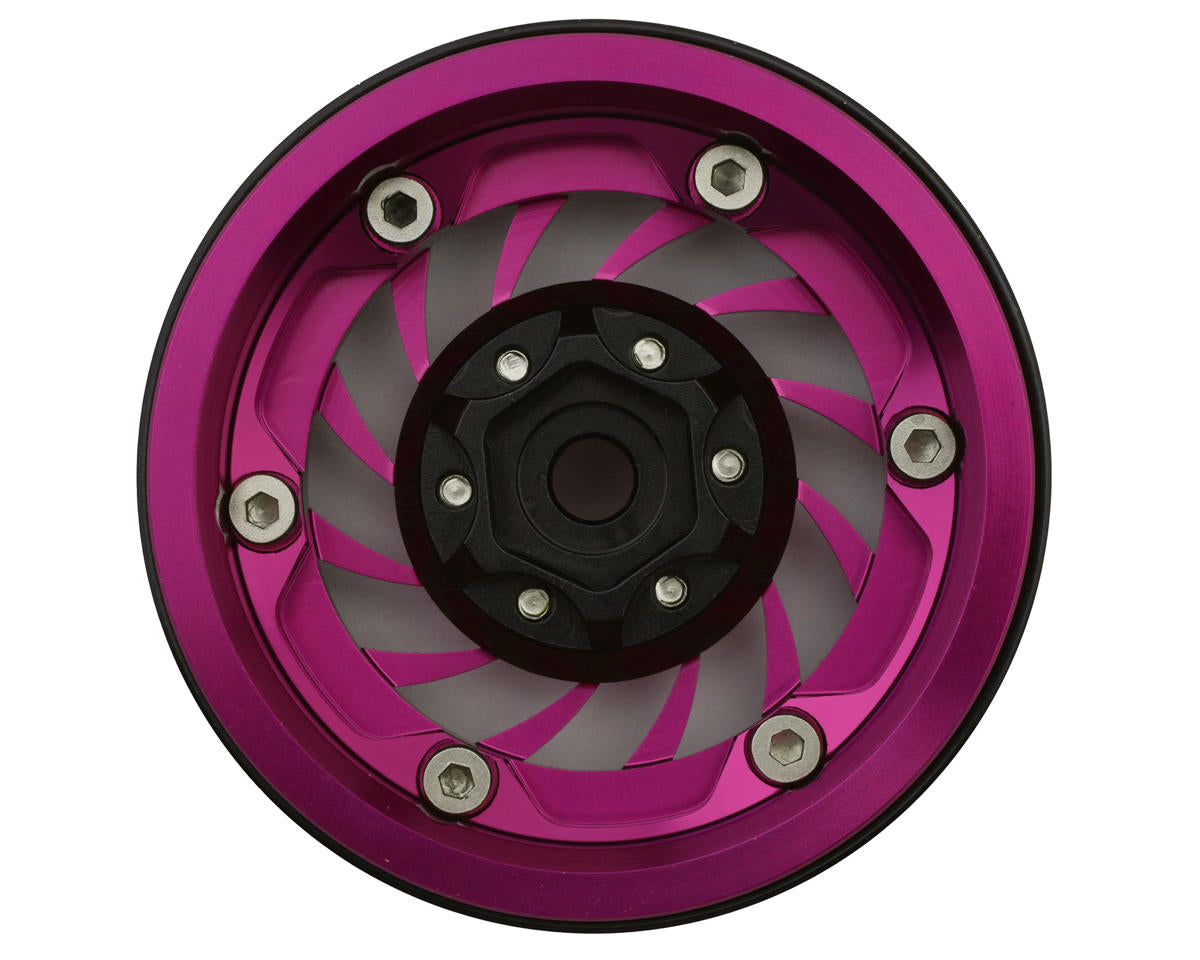 Cyclone 1.9" Aluminum Beadlock Wheels (Pink) (4) (122.5g)