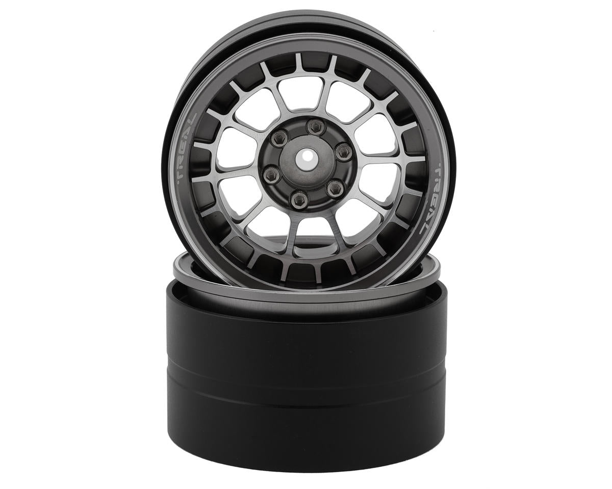 2.2" Beadlock Wheels (Titanium/Silver) (x2)