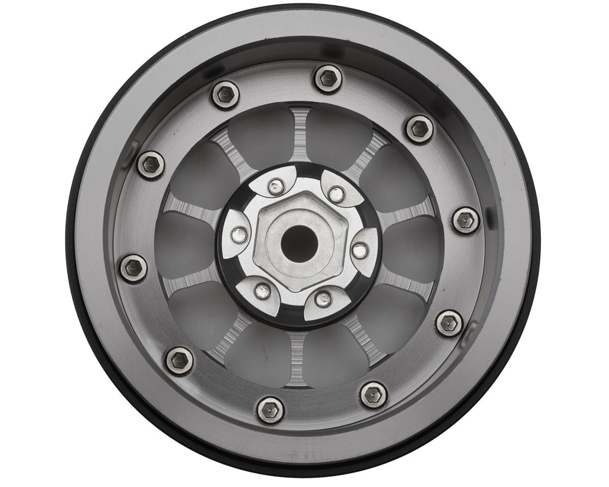 2.2" Beadlock Wheels (Titanium/Silver) (x2)